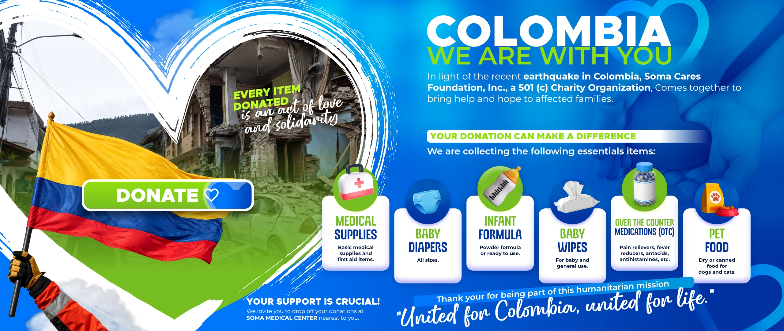 donación colombia